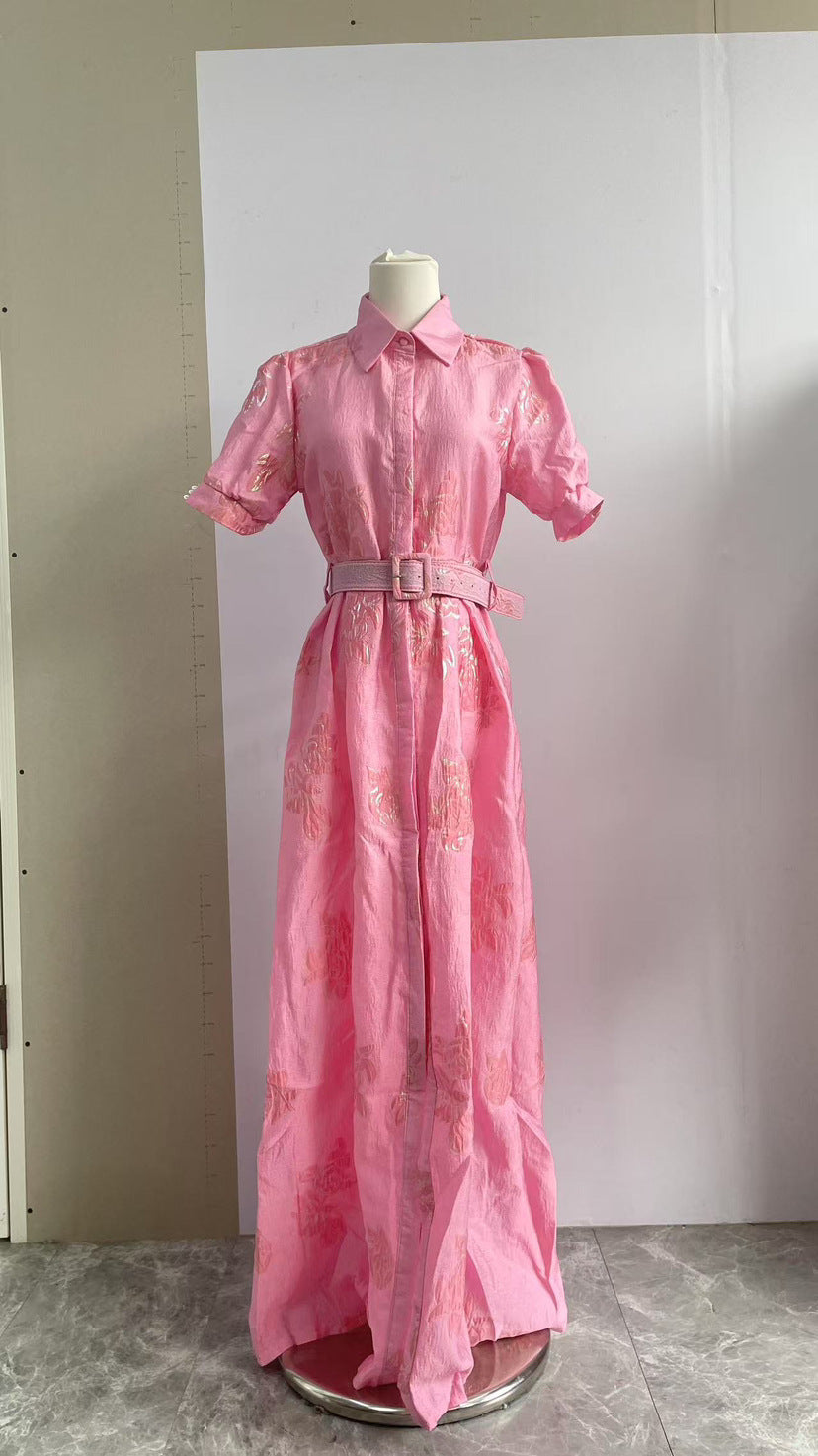 French Elegant Summer Retro Graceful Fashionable Slim Dress