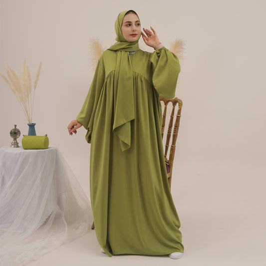 Solid Color Loose Comfortable Dress With Dresses