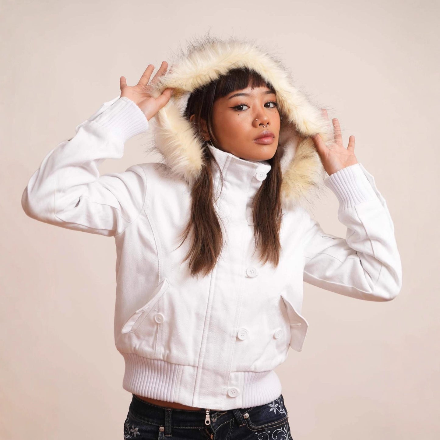 Women's Popular Versatile American Retro Hooded Jackets