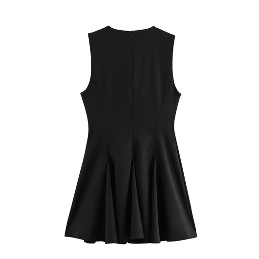 Women's Dress Wavy Style Wide Hem Bowknot Dresses