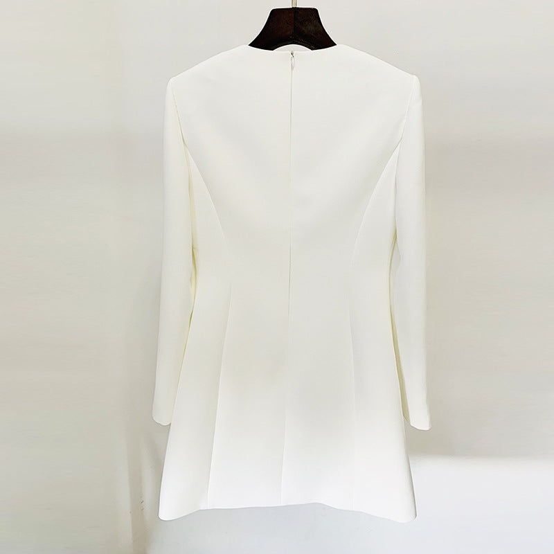 Early Spring Fashion Ribbon Rope Casual Dress