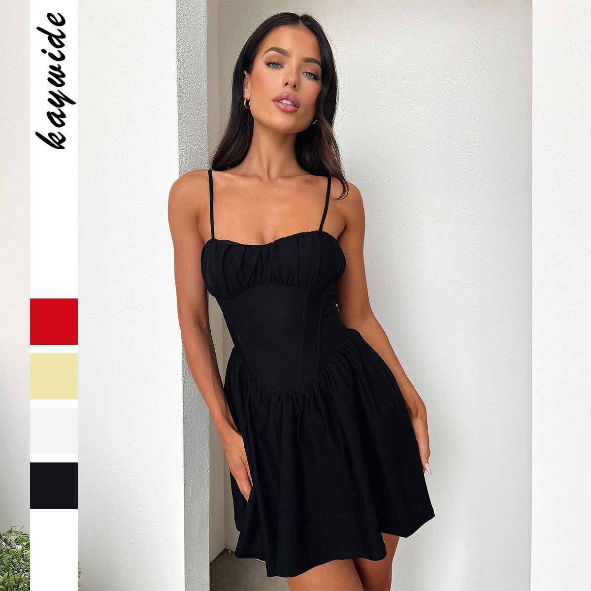 Elegant Women's Sexy Strap Tube Summer Dress