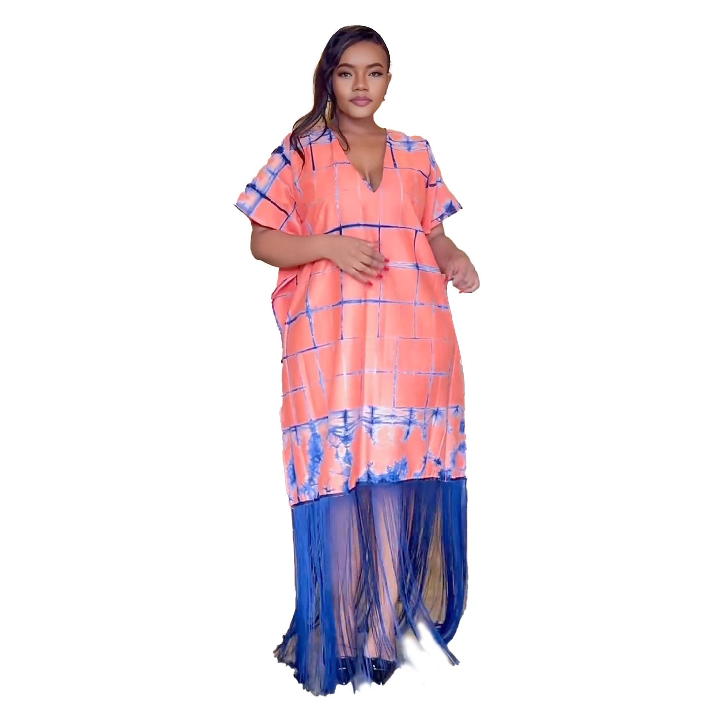 Attractive Summer Loose Casual Tassel Dress Dresses