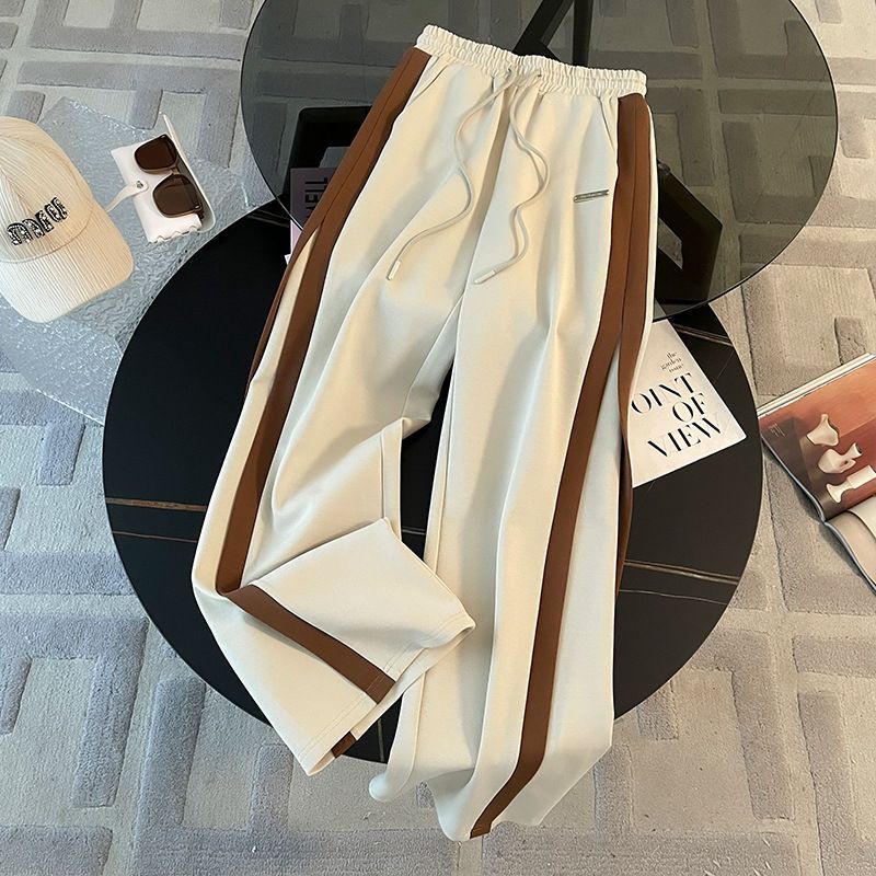 Sports Hood Zipper Wide Leg Two-piece Tops