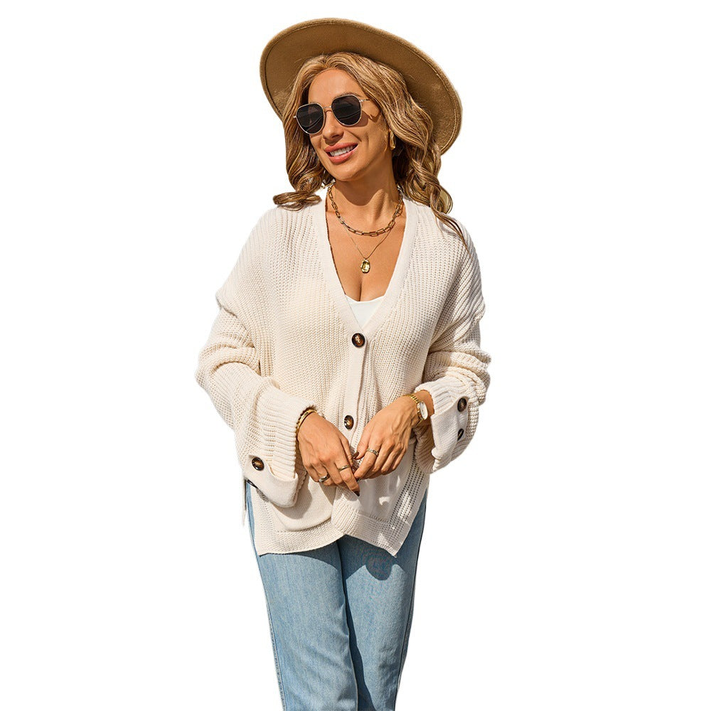 Winter Fashion Knitted Loose Long Sleeve Sweaters