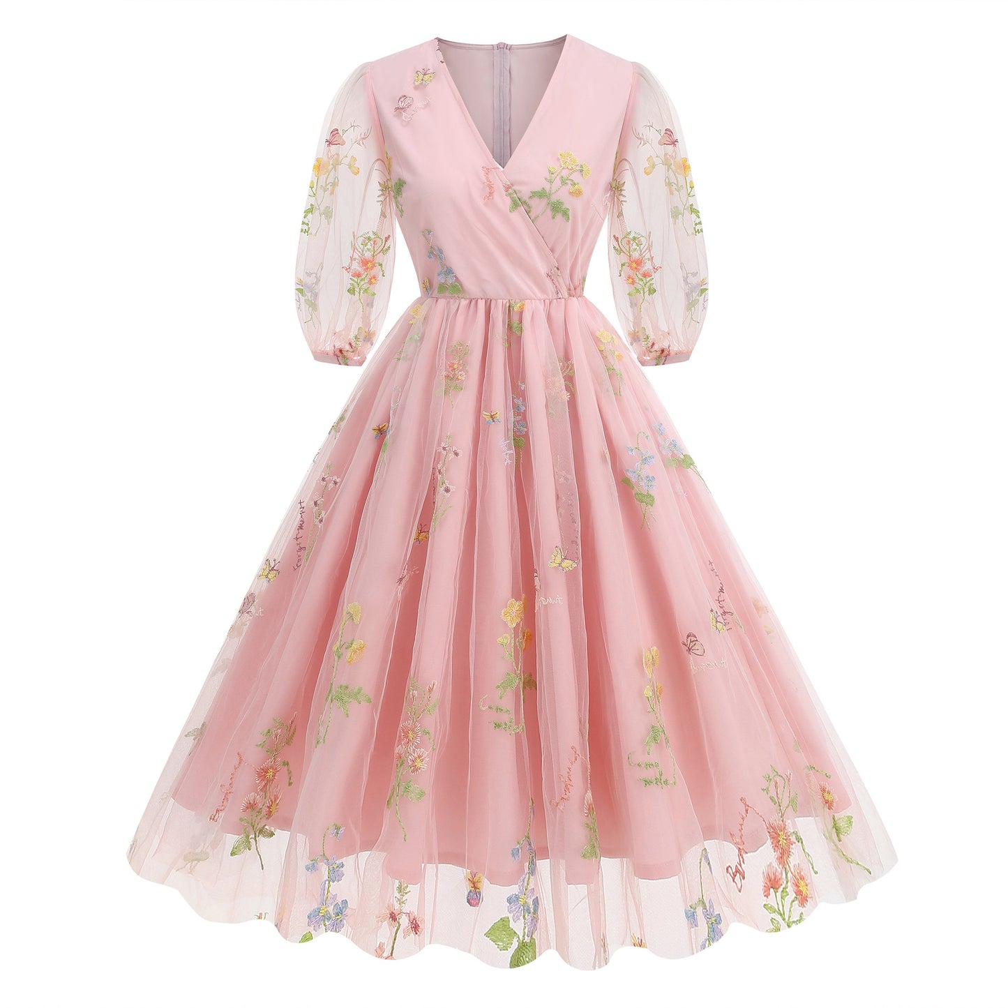 Summer Super Fairy Dress Princess French Embroidery Dresses