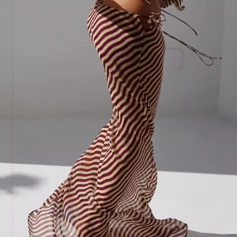 Women's Light Zebra Summer Striped Print Fashion Skirts