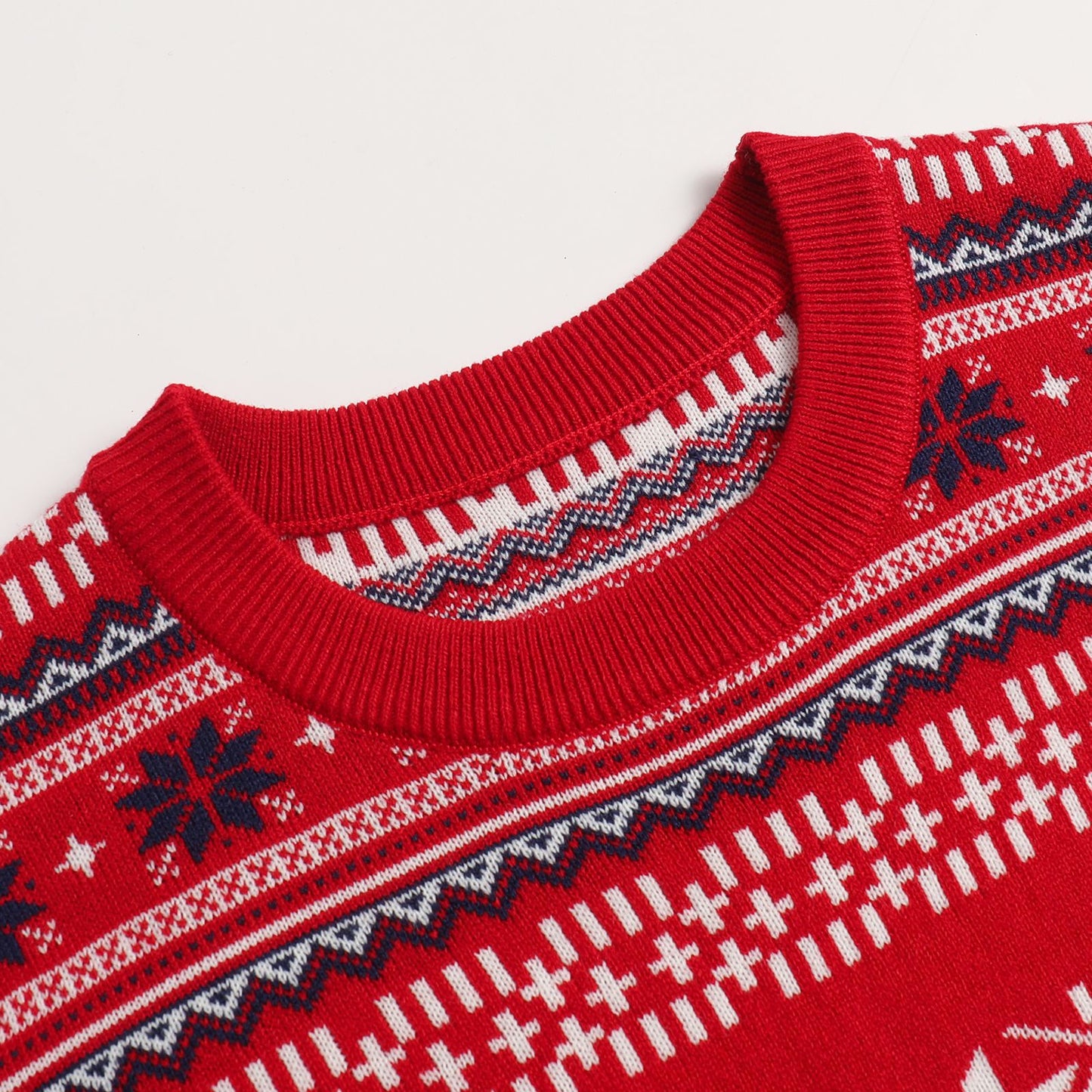 Christmas Couple Wear Long Sleeve Elk Sweaters