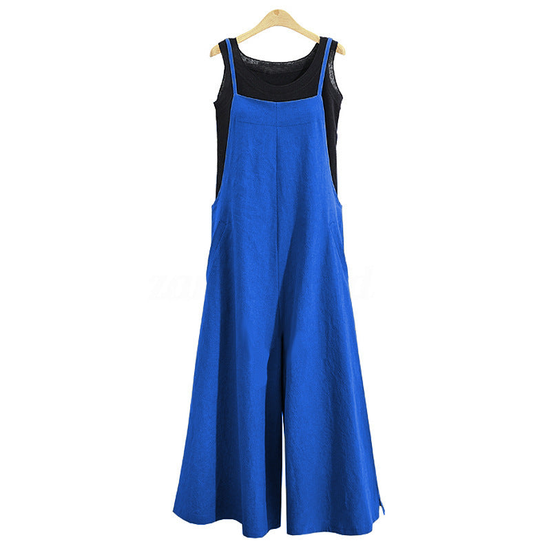 Women's Fashion Elegant Loose One-piece Casual Pants
