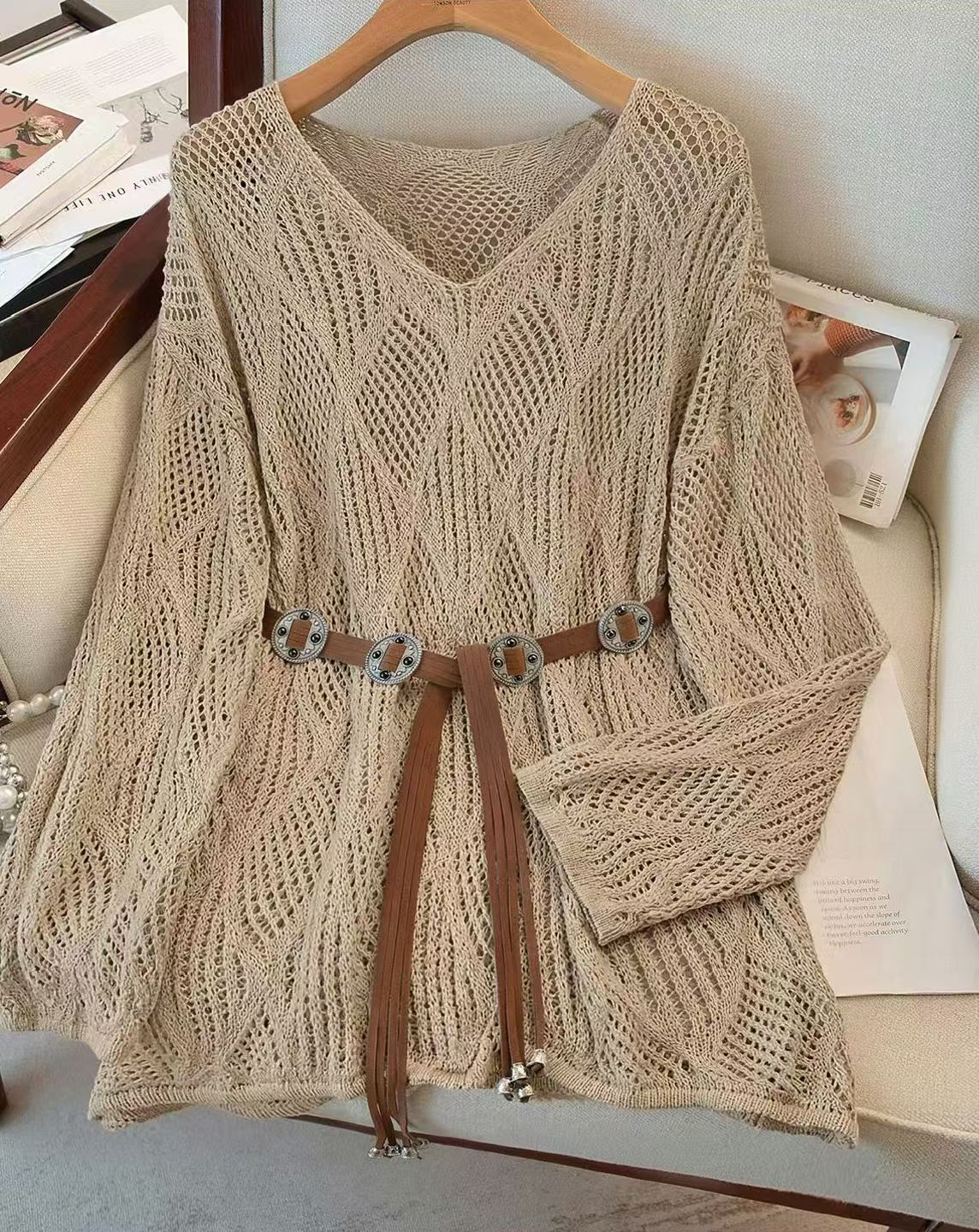 Women's Idle Style Design Loose Sun Protection Sweaters