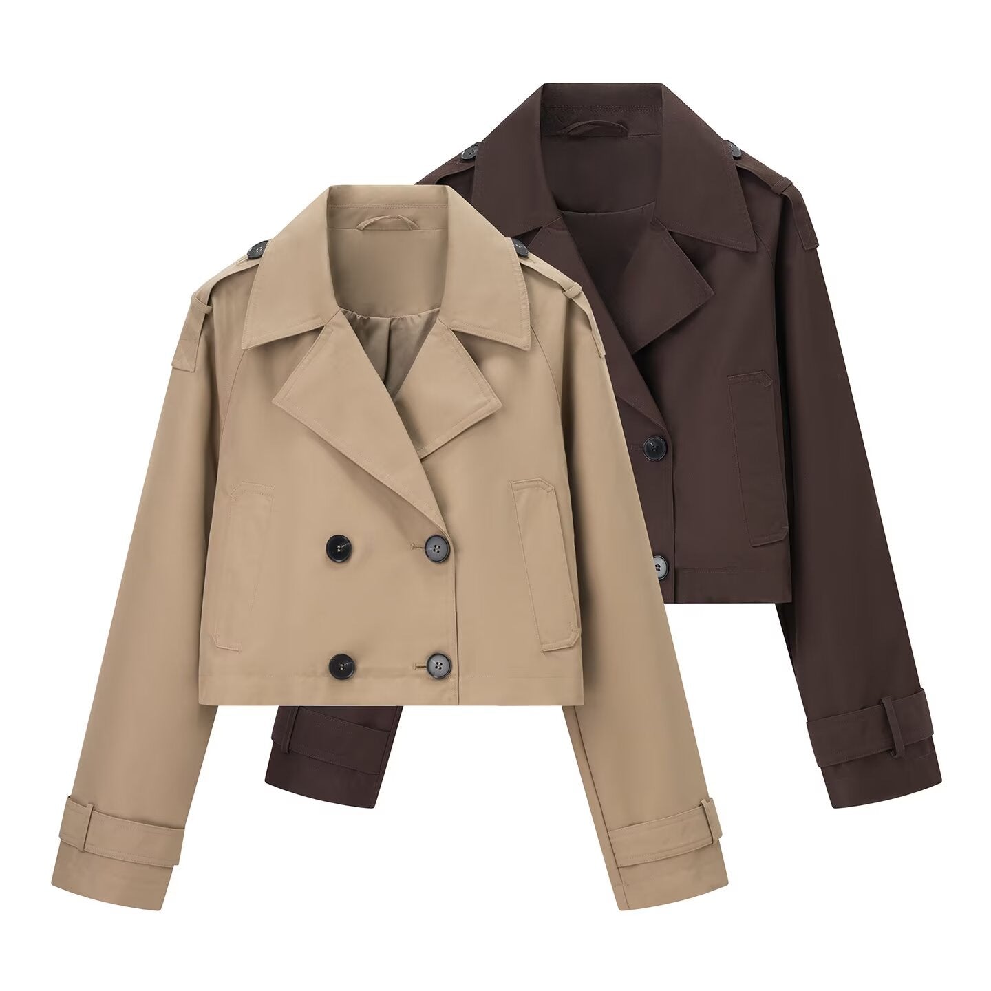 Women's Innovative Classic Double Breasted Trench Coats