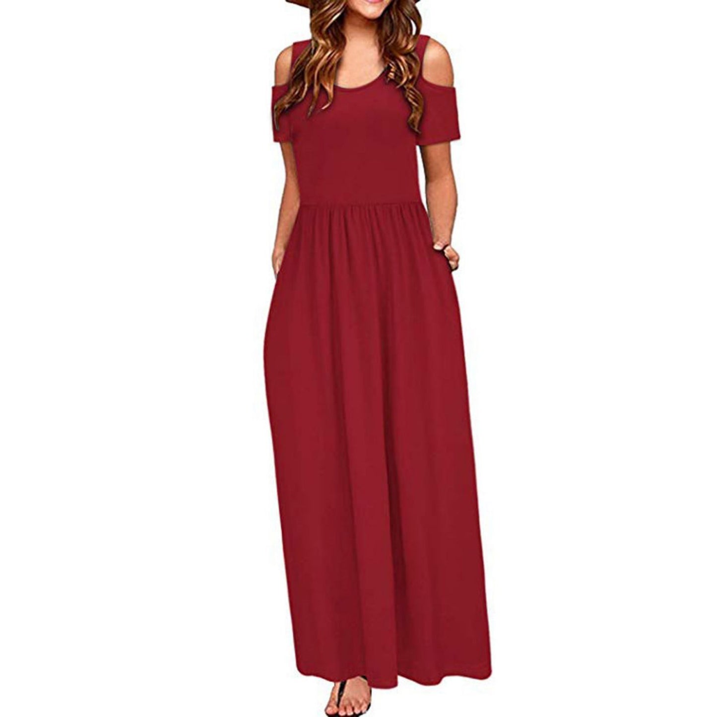 Women's Round Neck Fashion Casual Sleeve Dress