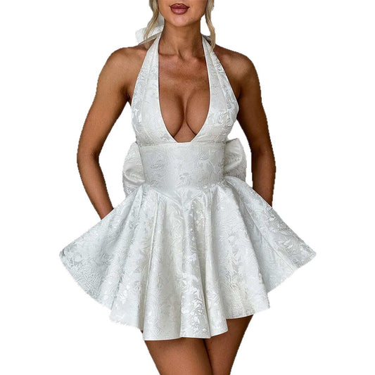 Women's Versatile Elegant Dress Halter Summer Dresses