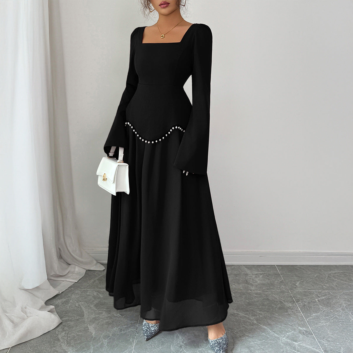 Innovative Classy Women's Elegant Long Sleeve Dress