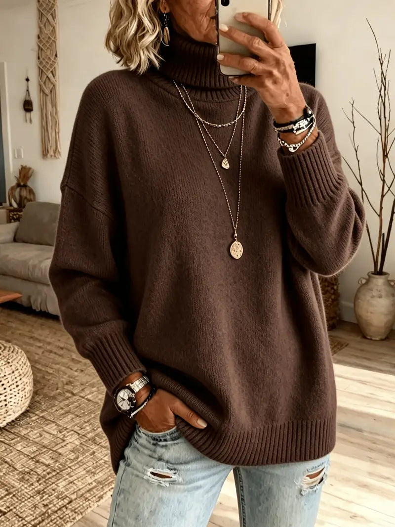Women's Lazy Solid Color Elegant Split Loose Clothing