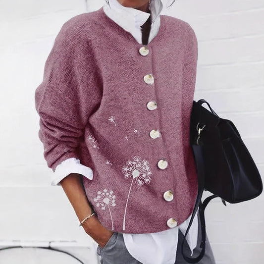 Glamorous Unique Women's Vintage Flannel Print Women's Sweater