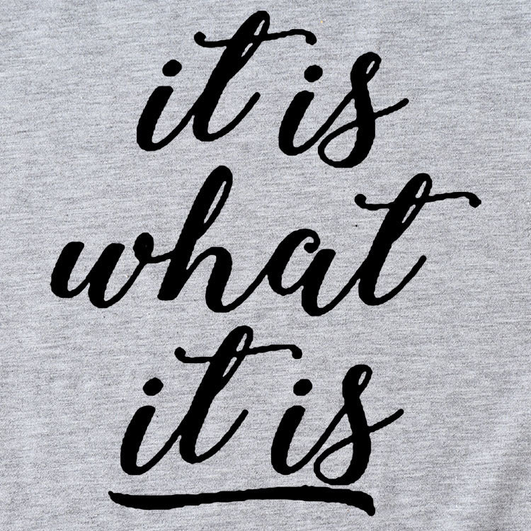Women's Trendy Lettered Casual Sleeve T-shirt Shorts