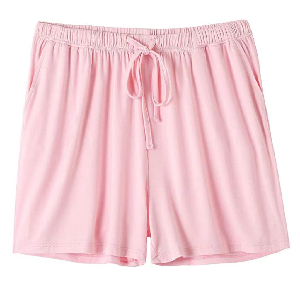 Women's Home Casual Comfortable Drawstring Pocket Pajama Shorts