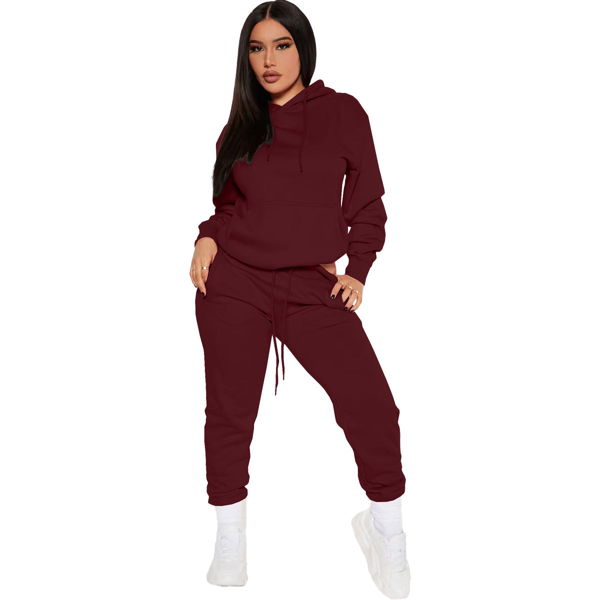 Charming Comfortable Women's Sports Hooded Pullover Sweaters