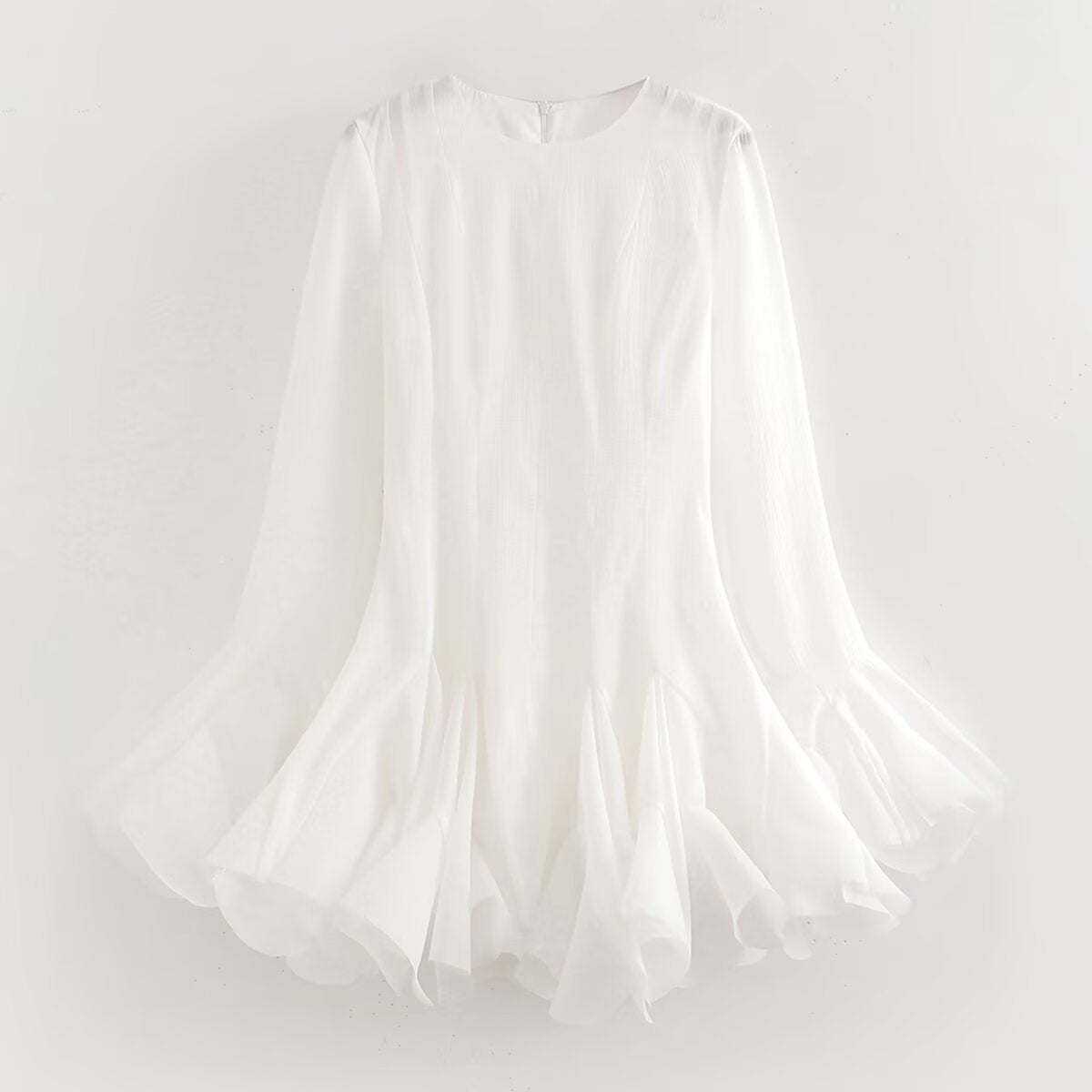 Women's Laminated Ruffles Tulle Tutu Dress Fairy Dresses