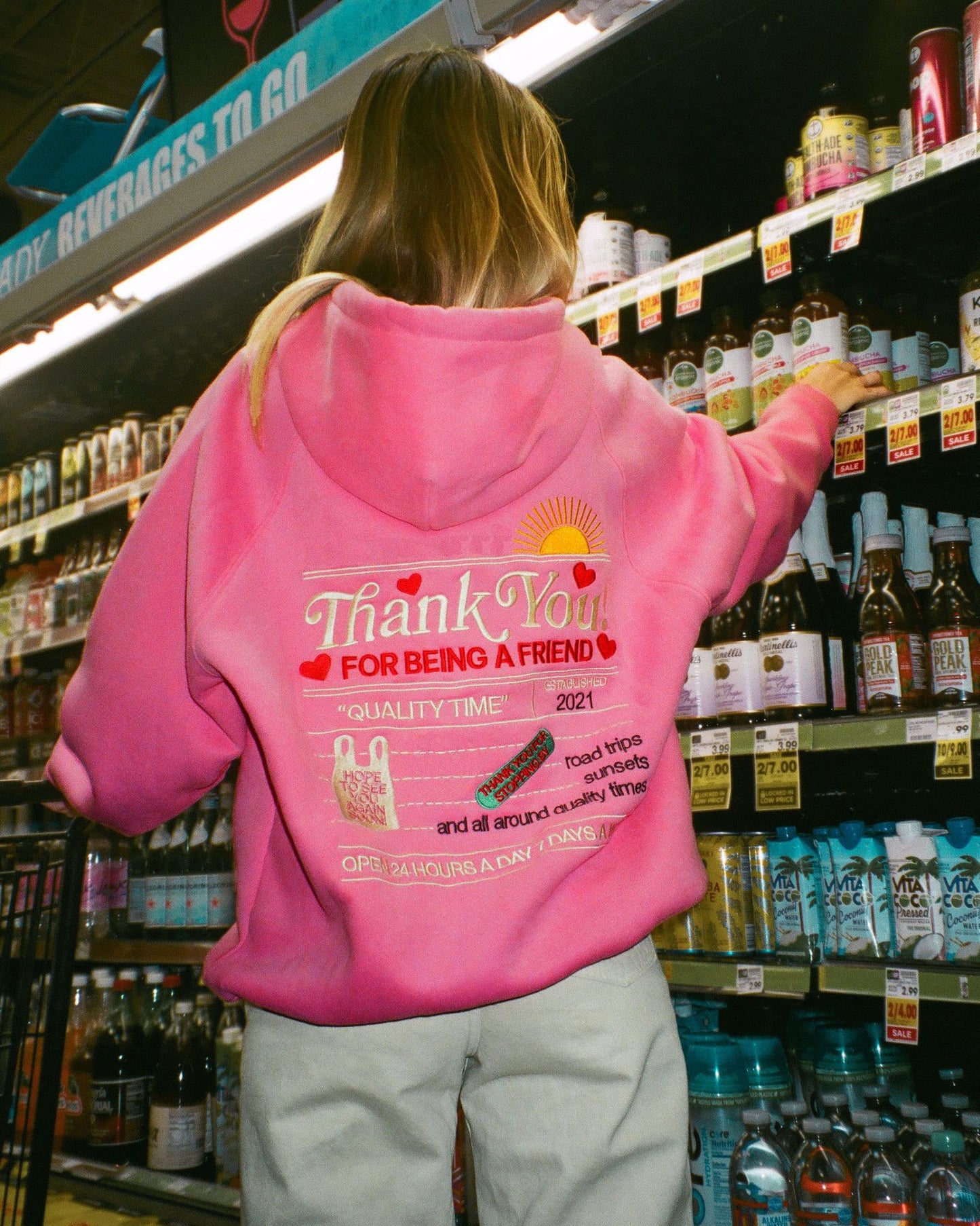 Women's Warm Embroidered Letter Trendy Hooded Sweaters