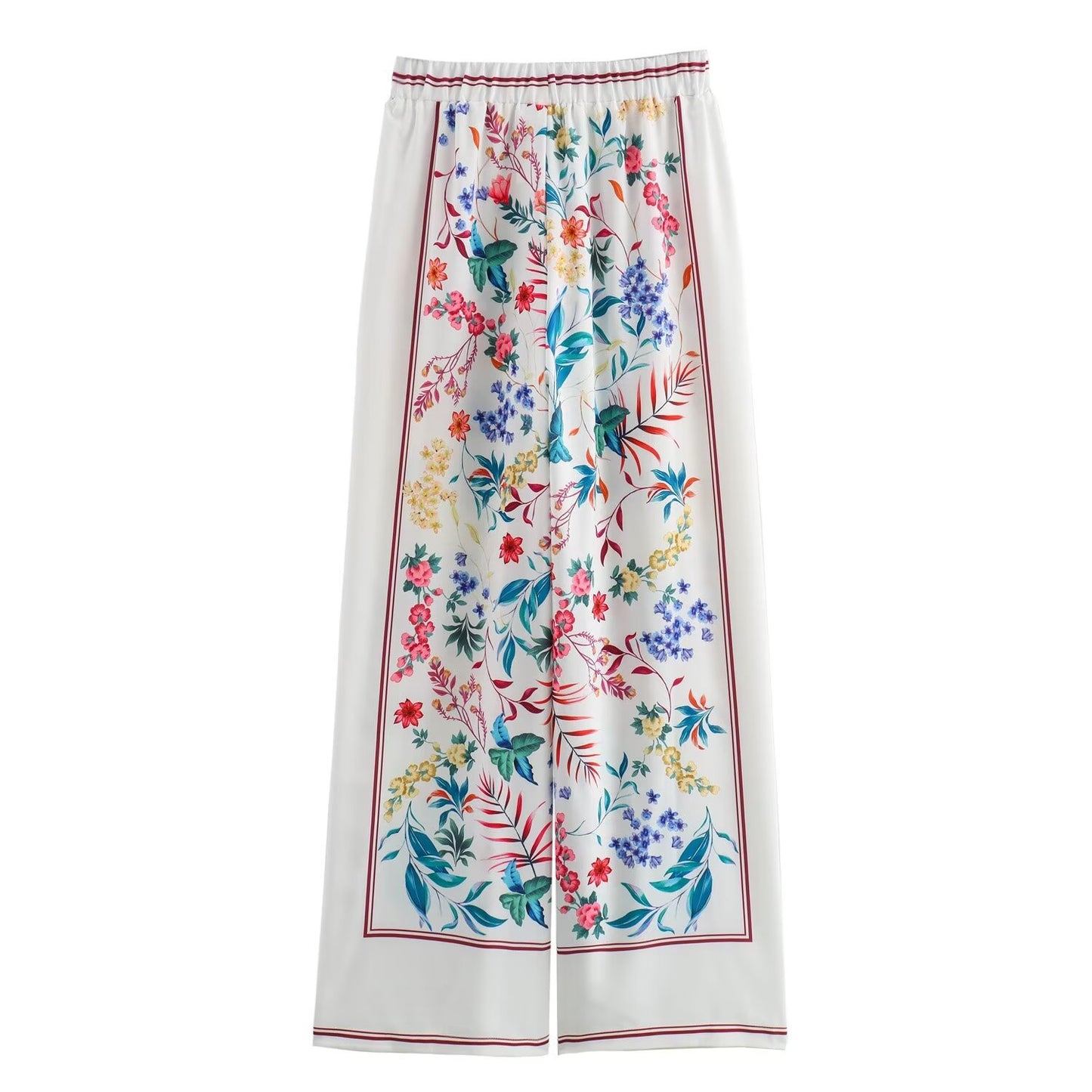 Women's Summer Tube Sexy Printed Casual Straight Suits
