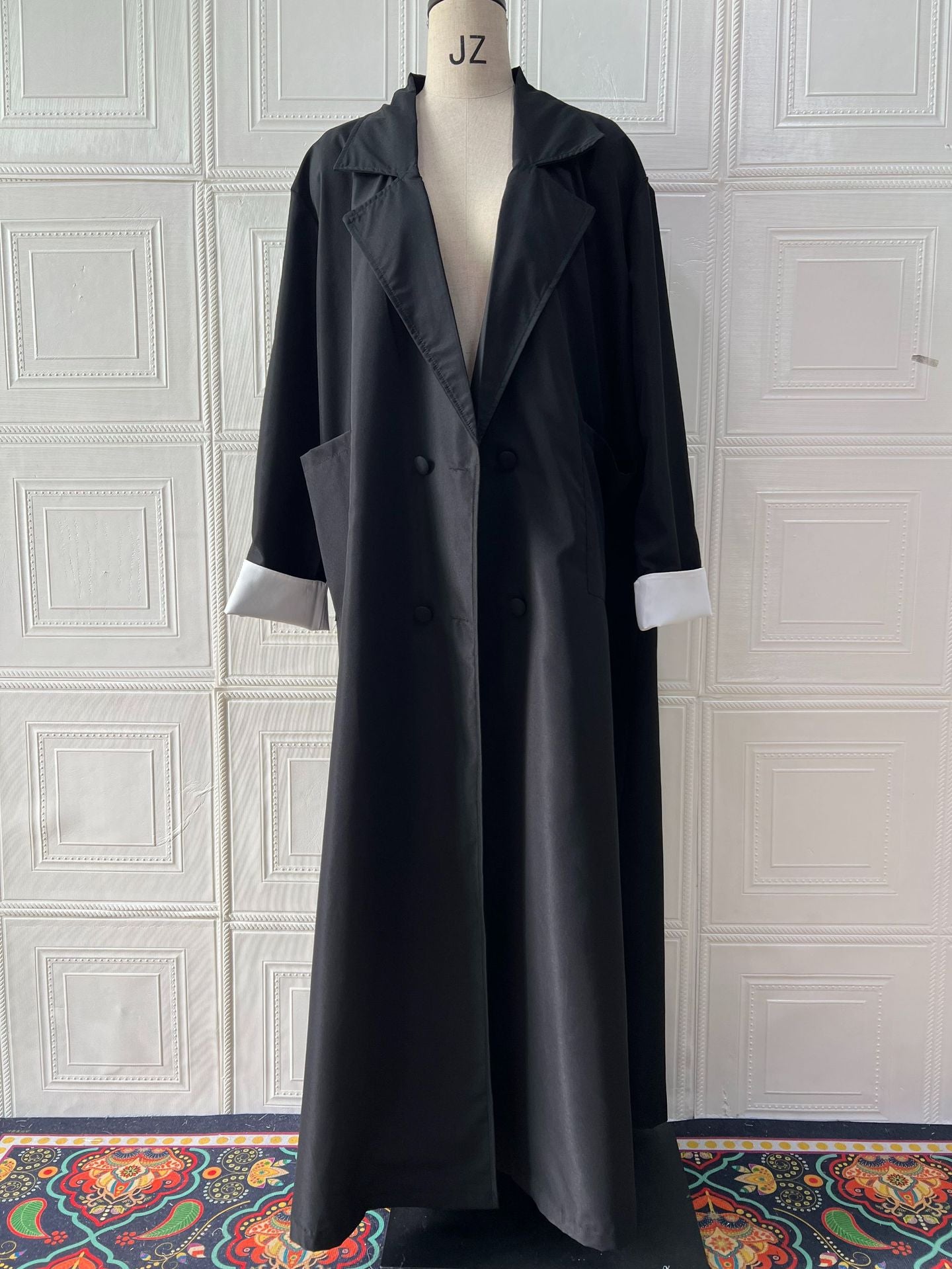 Innovative Autumn Mid-length Hepburn Style Woolen Coats