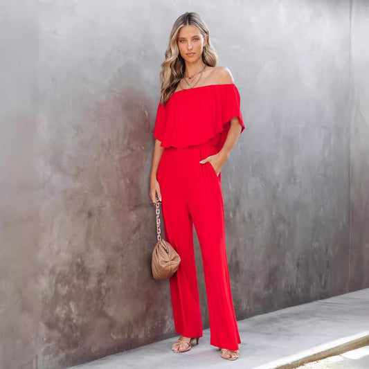 Women's Casual Popular Fashion Temperament Leisure Jumpsuits