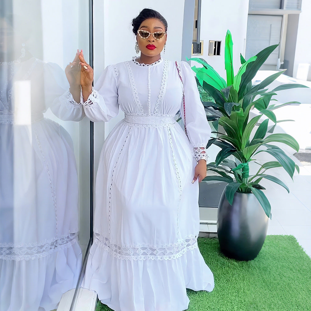 Women's Casual African Dress Elegant Long Dresses