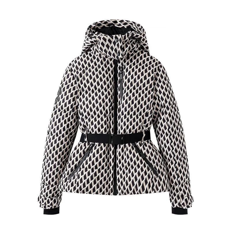 Women's Skiing Series Fashionable Down Cotton Coats