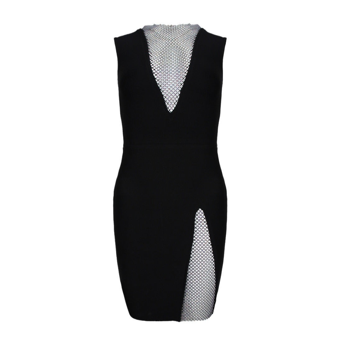Trendy Sexy Slim Fit Net Drill Bandage Dresses