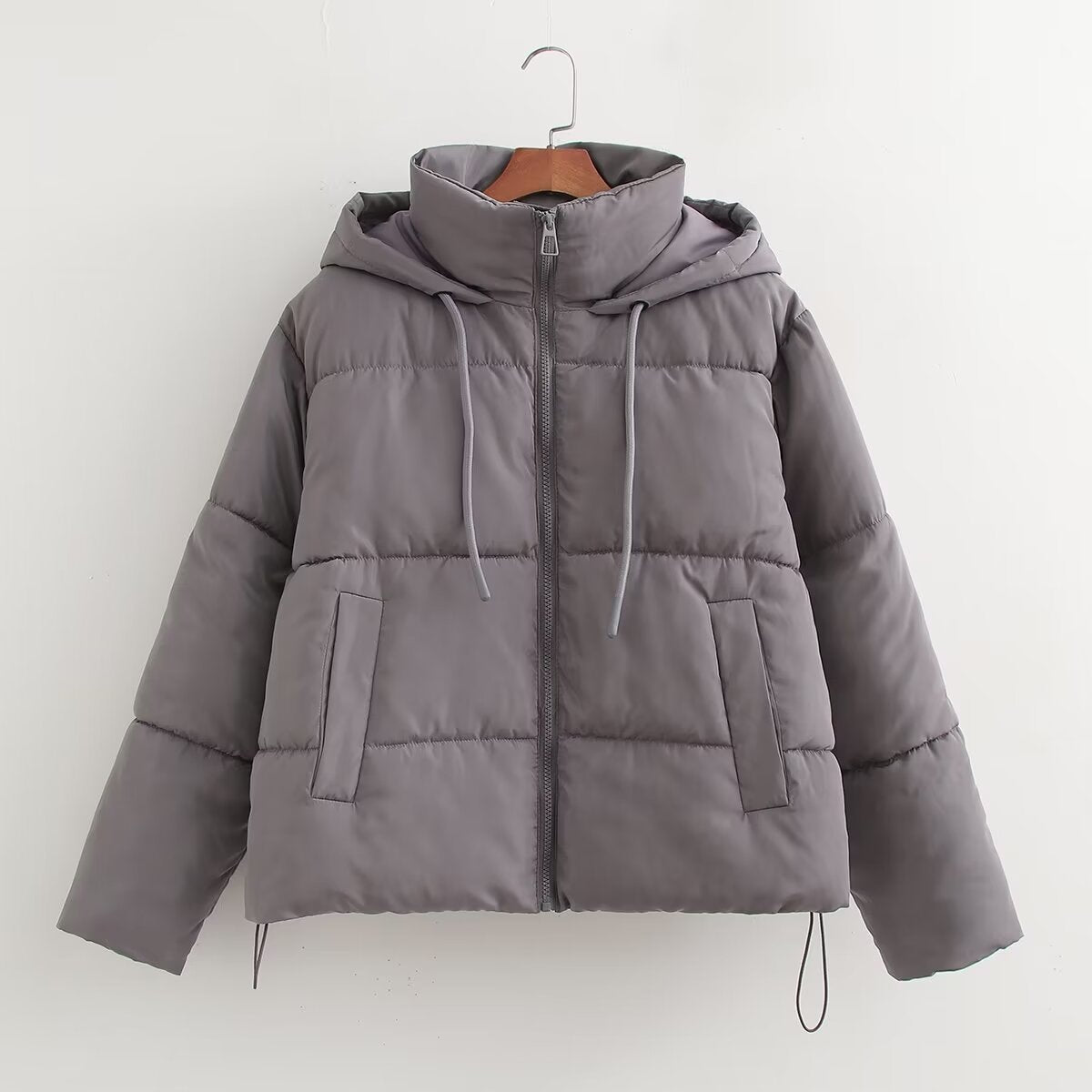 Women's Winter Simple Warm Thickened Hooded Cotton Coats