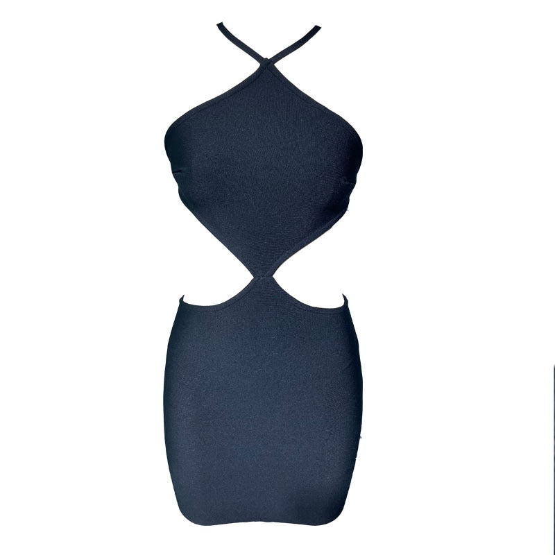 Sexy Halter Backless Slim Fit Bandage Dresses