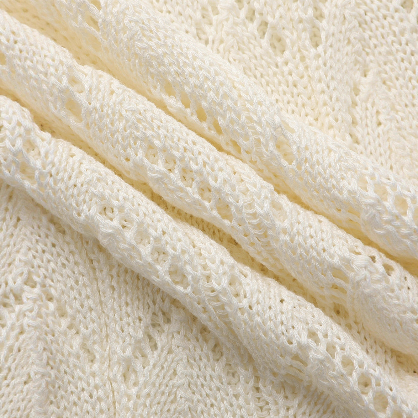Classy Women's Plain Crocheted Hollow Summer Sweaters