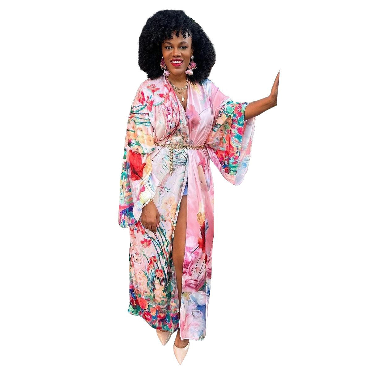 Women's Artificial Silk Fashion Casual Trench Coats