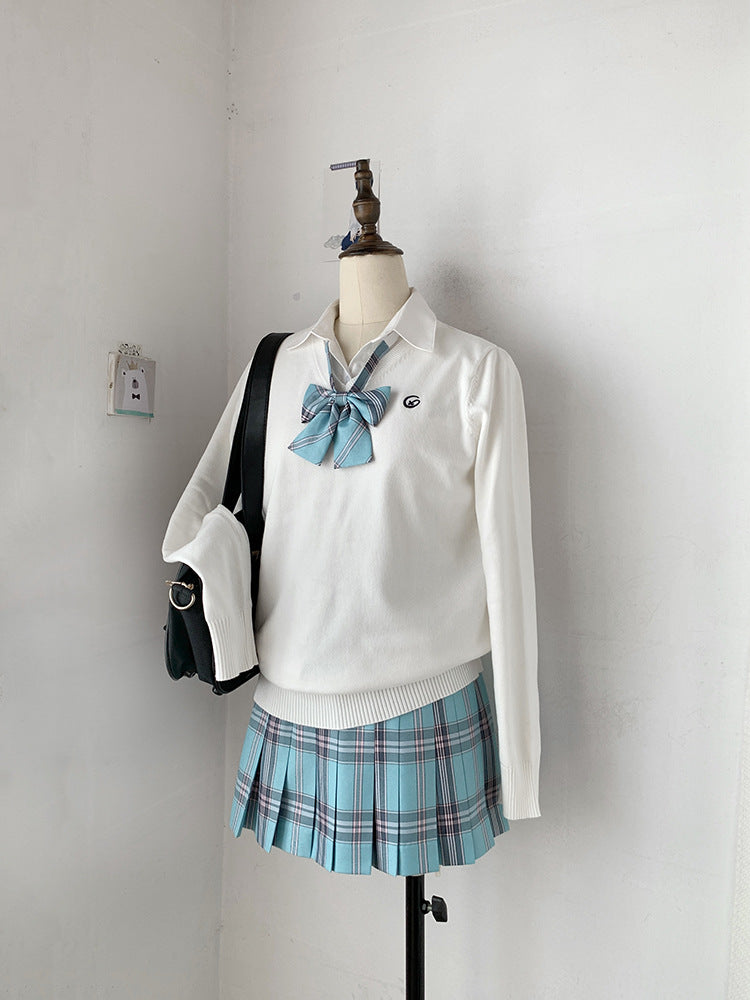 Women's Solid Color Pullover Style College For Schools Uniform