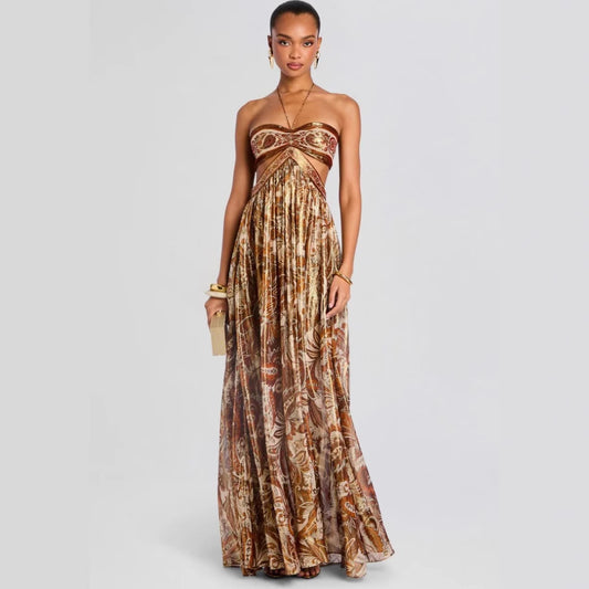 Summer Formal Dress Strap Backless Sexy Dresses