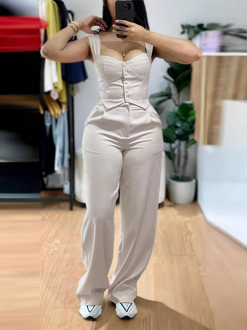 Women's Cool Elegant Camisole Tight Casual Suits