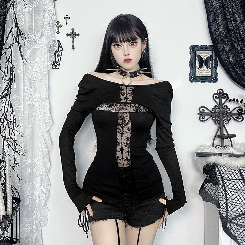 Women's Street Style Long Sleeve Cross Color Blouses