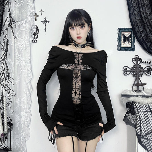 Women's Street Style Long Sleeve Cross Color Blouses