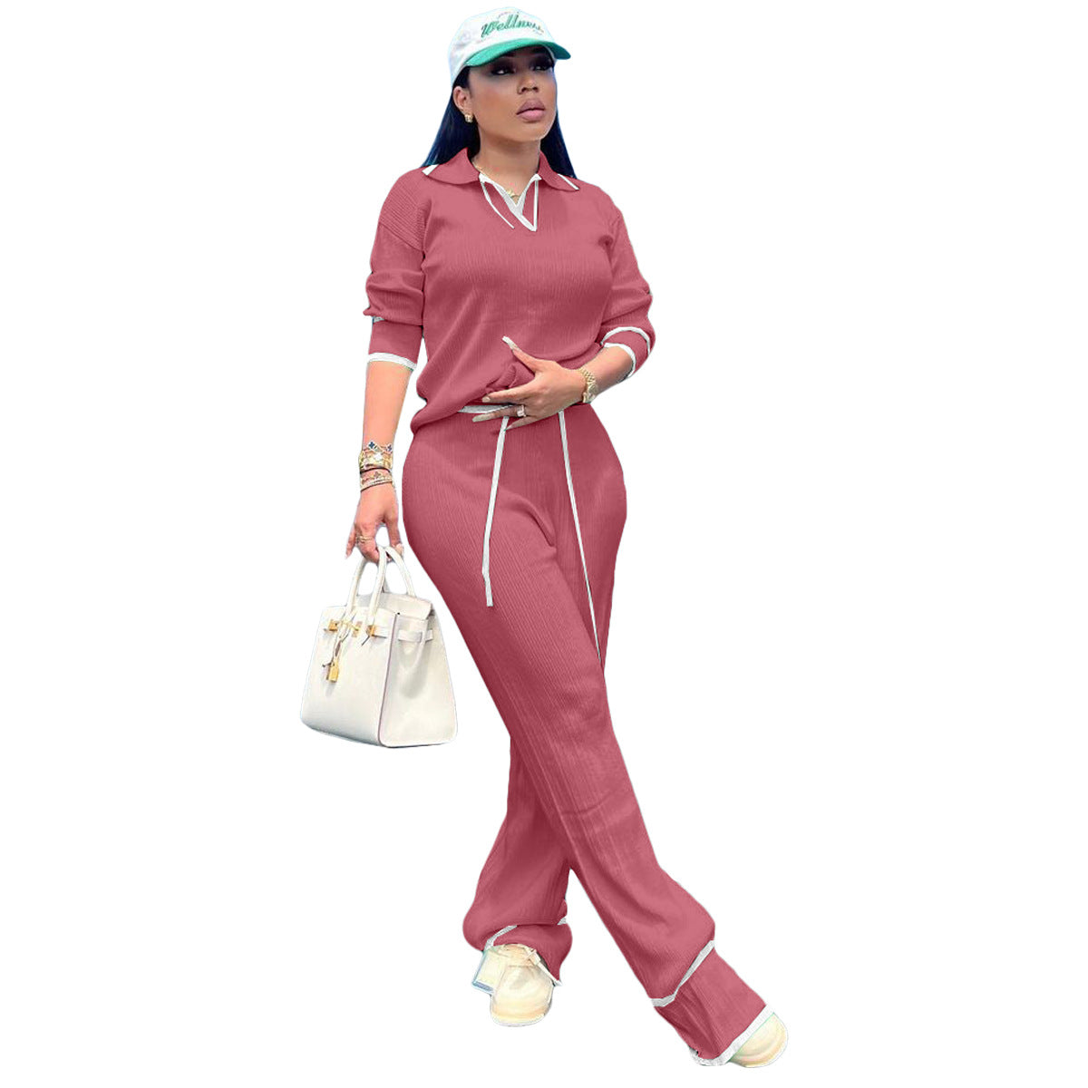Women's Trendy Graceful Slouchy Casual Knitted Suits