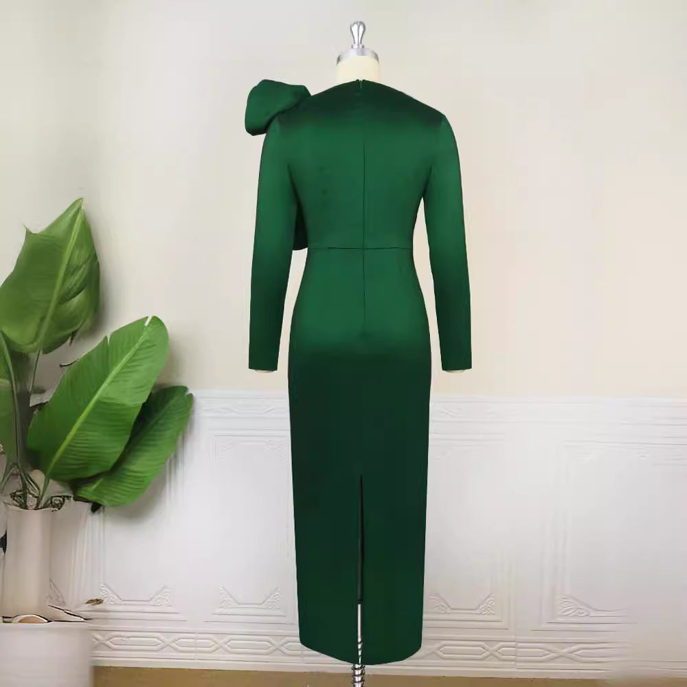 Women's Creative Design Three-dimensional Ruffled One-step Dress Dresses