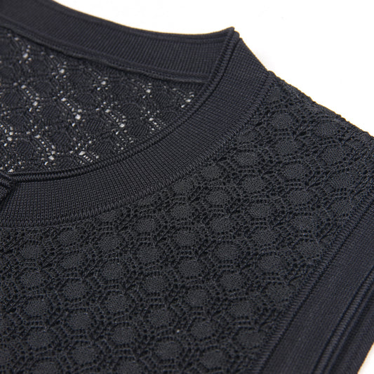 High Version Summer Sleeveless Slim Long Knitted Dress Dresses