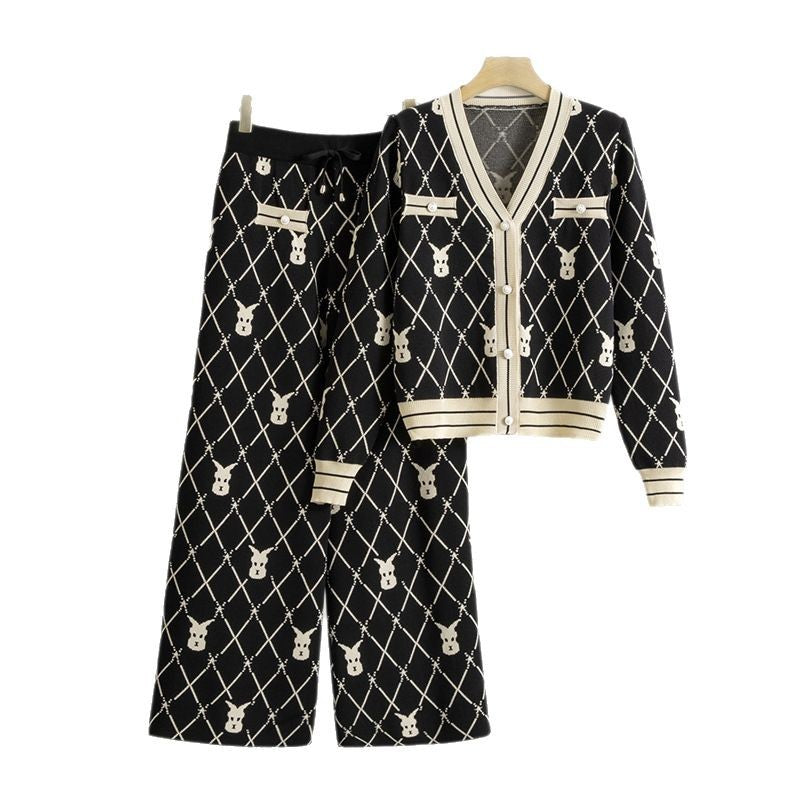 Women's Slim Fit High Waist Wide Leg Suits