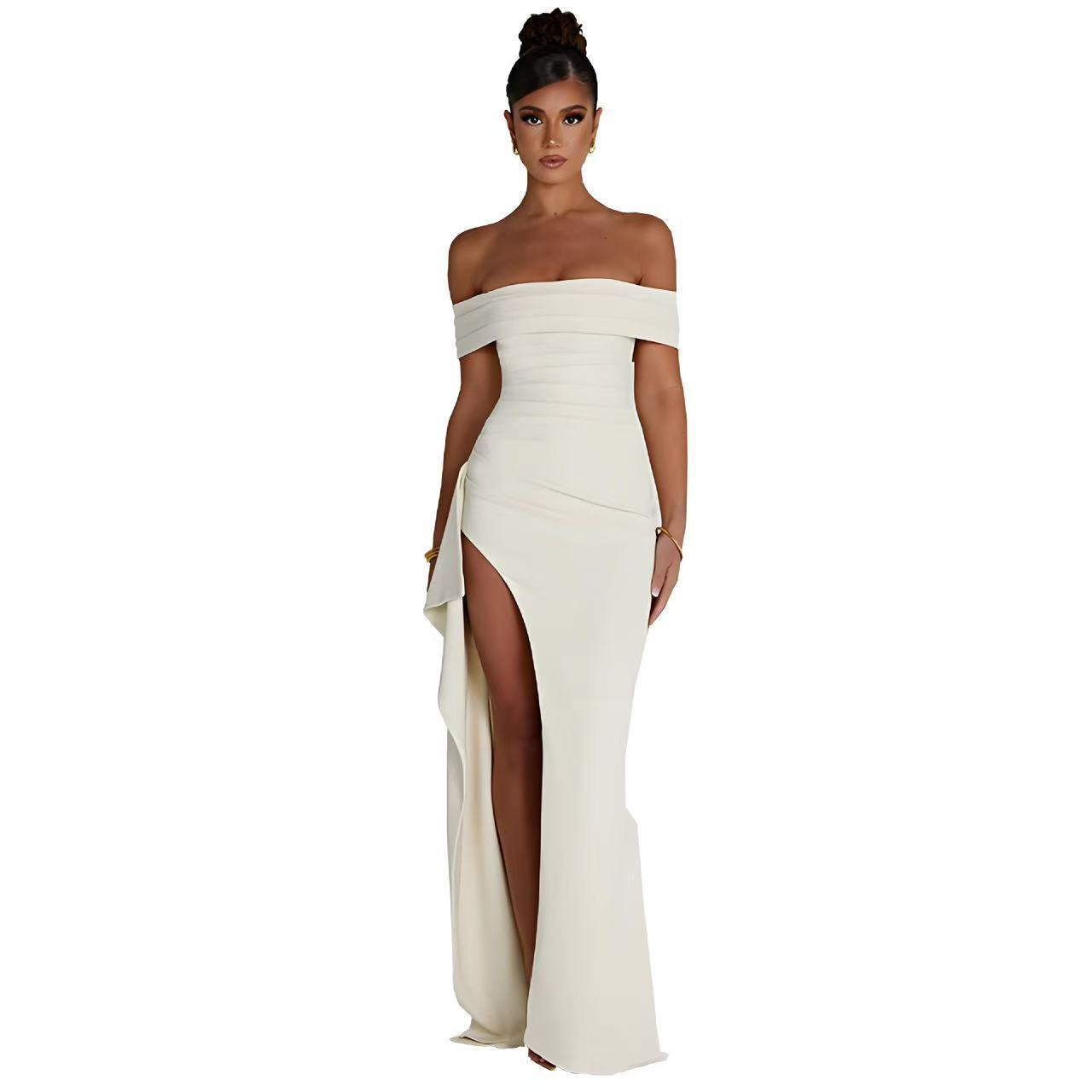 Women's Summer Elegant Party Split Fashion Sexy Dress