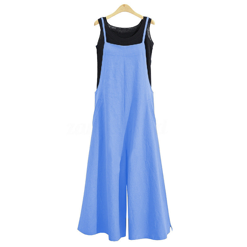 Women's Fashion Elegant Loose One-piece Casual Pants