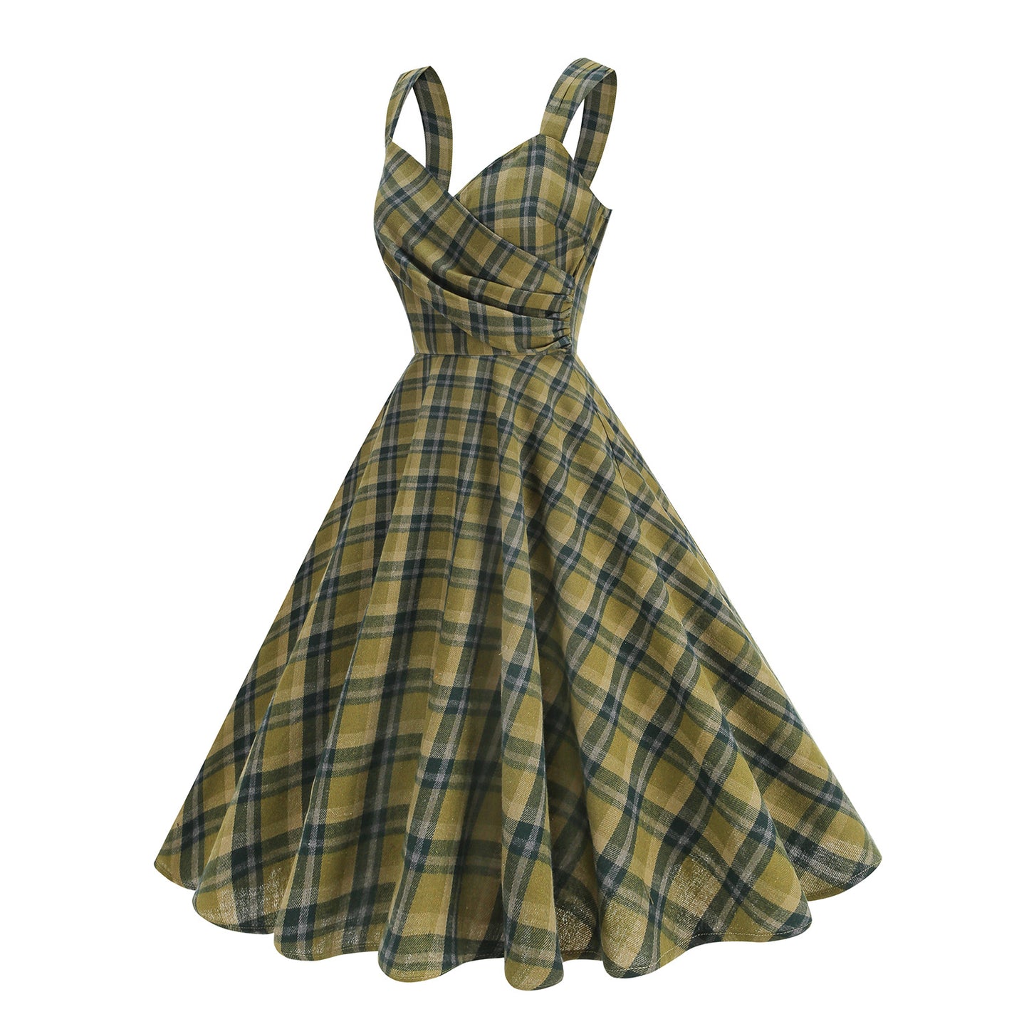 Autumn Hepburn French Style Vintage Crumpled British Dresses