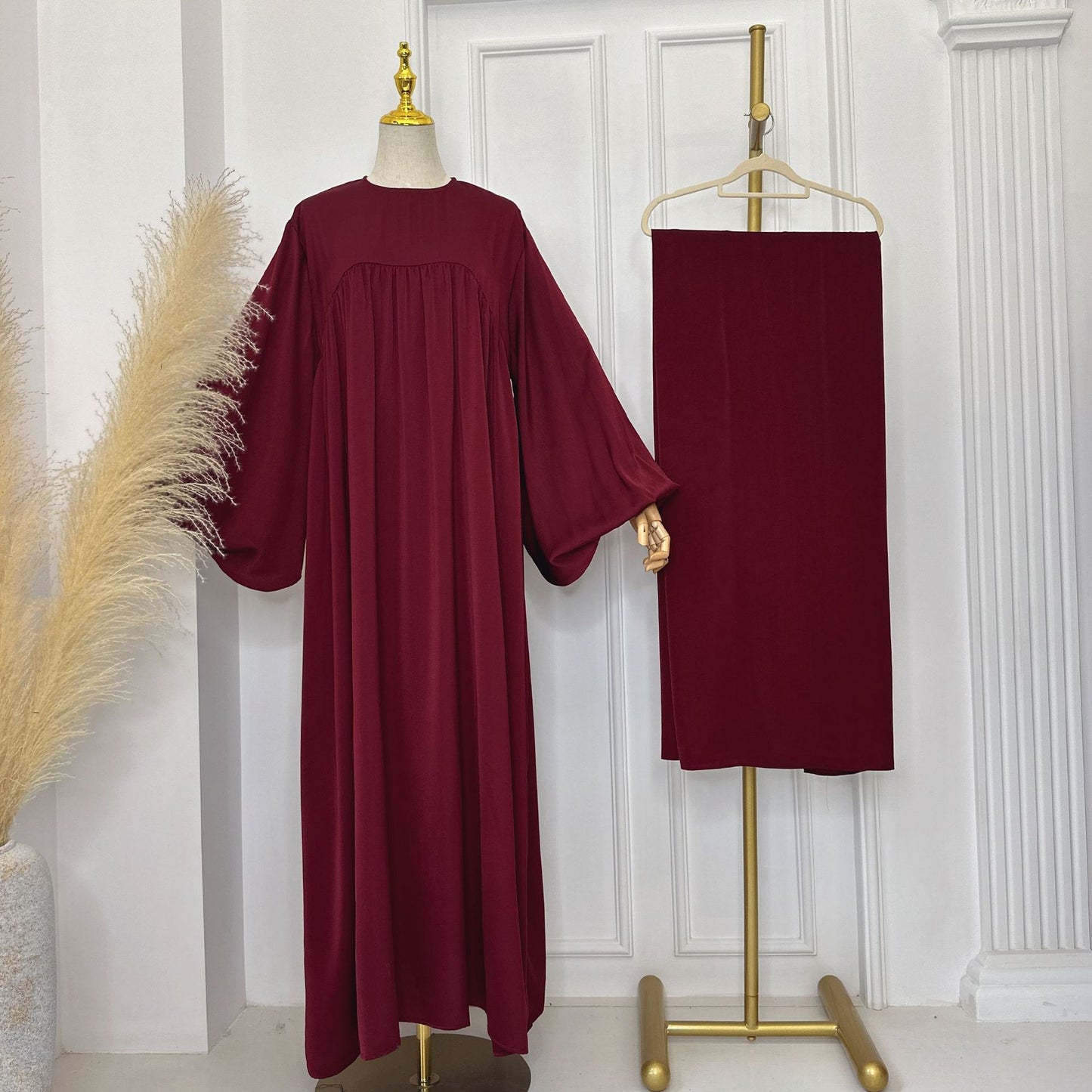 Solid Color Loose Comfortable Dress With Dresses
