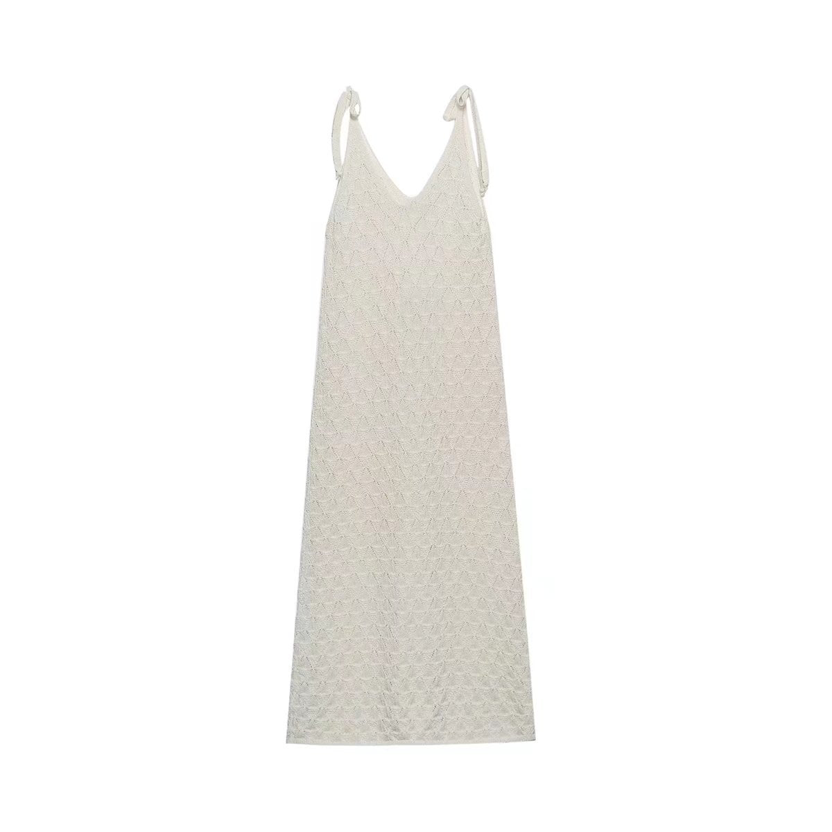 Women's Summer Versatile Fashionable Knitted Suspender Dress Dresses