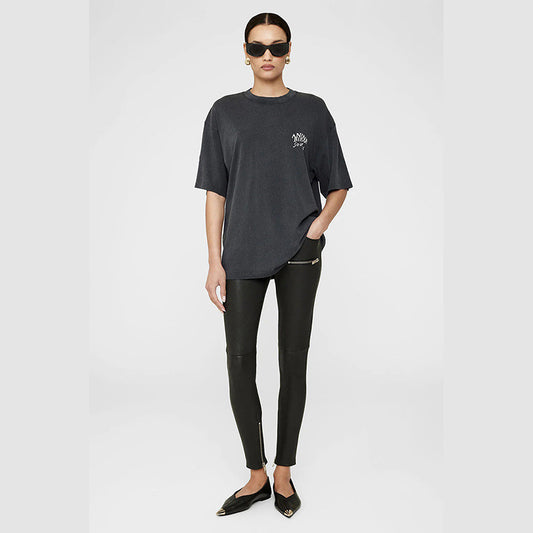 Women's Summer North American Niche Iti Letter Print Loose Distressed Blouses